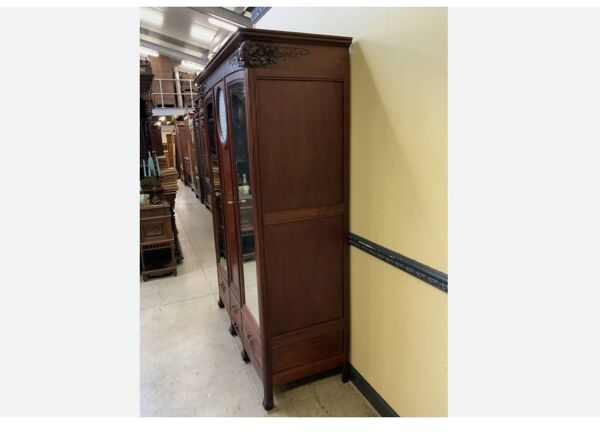 Armoire ancienne, armoire à linge - Art nouveau