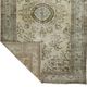 Vintage Turkish Carpet Medallion Beige Green 314 x 188 cm
