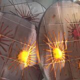 Metal and ceramic coffee table Vallauris