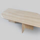 Table basse en travertin vintage