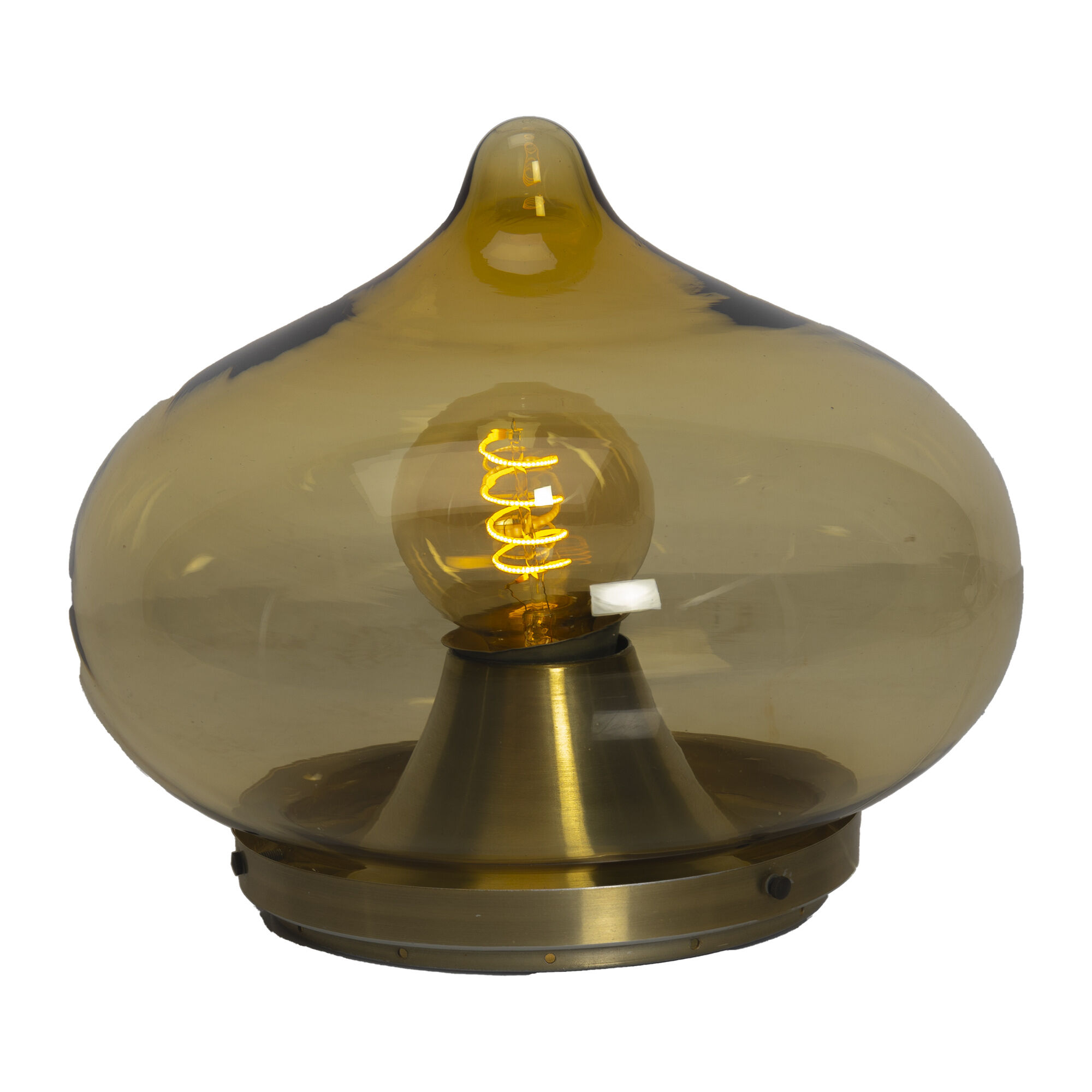 Brown Glass Drop Lamp for Dijkstra Lamps