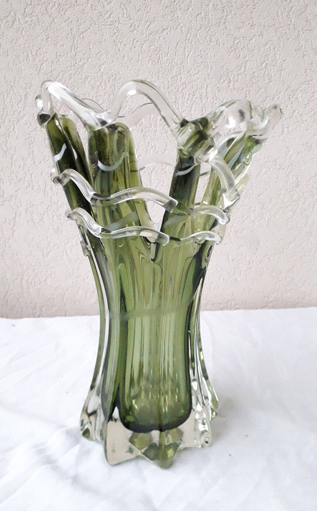 Blown glass vase