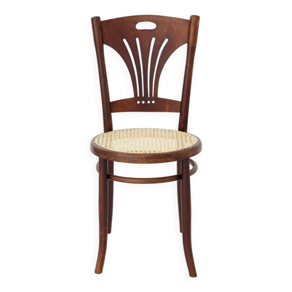 Chaise de bureau vintage en bois courbé, 1930-1950, Mundus, Autriche