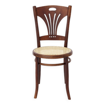 Chaise de bureau vintage en bois courbé, 1930-1950, Mundus, Autriche