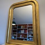 Louis Philippe mirror in gilded wood