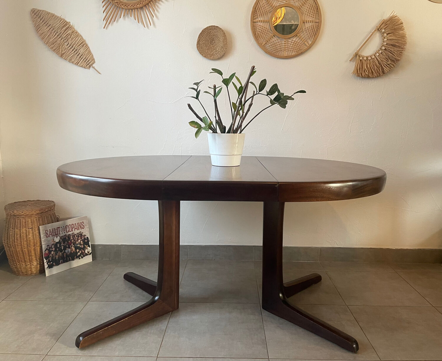 Table Baumann vintage 2 rallonges