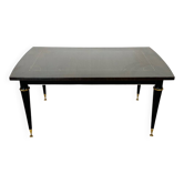 French Art Deco dining table in Macassar from 1940.
