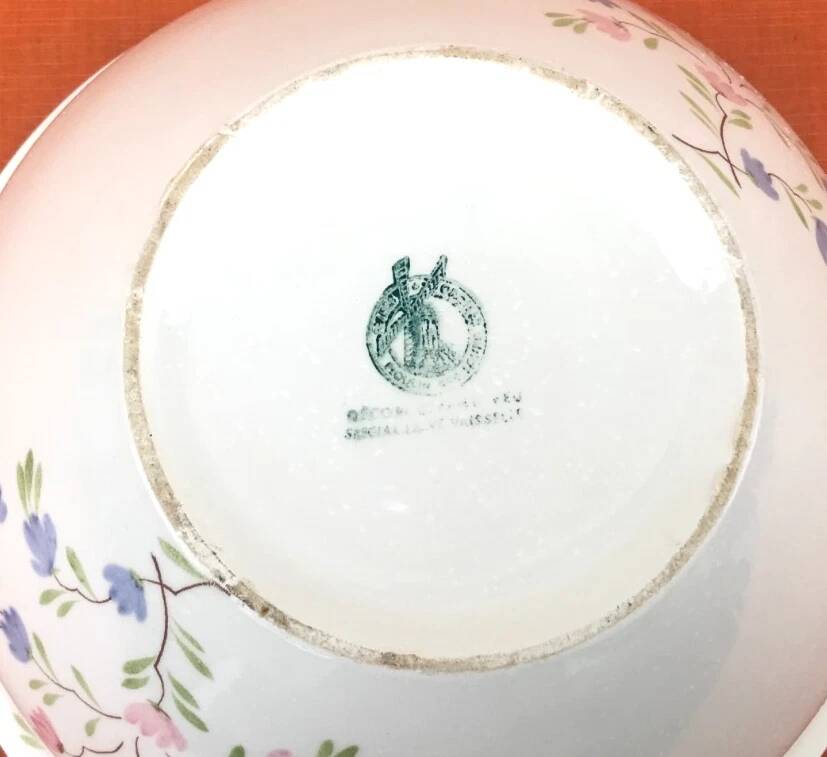 Glazed ceramic salad bowl Orchies Moulin des Loups