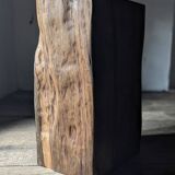 Antique oak pedestal