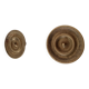 Pair of antique Empire furniture knobs in bronze from the 19th century.