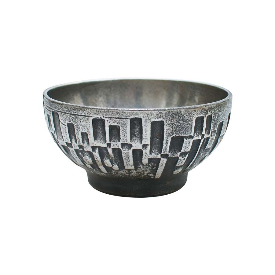 Olav Joa brutalist bowl made of cast steel