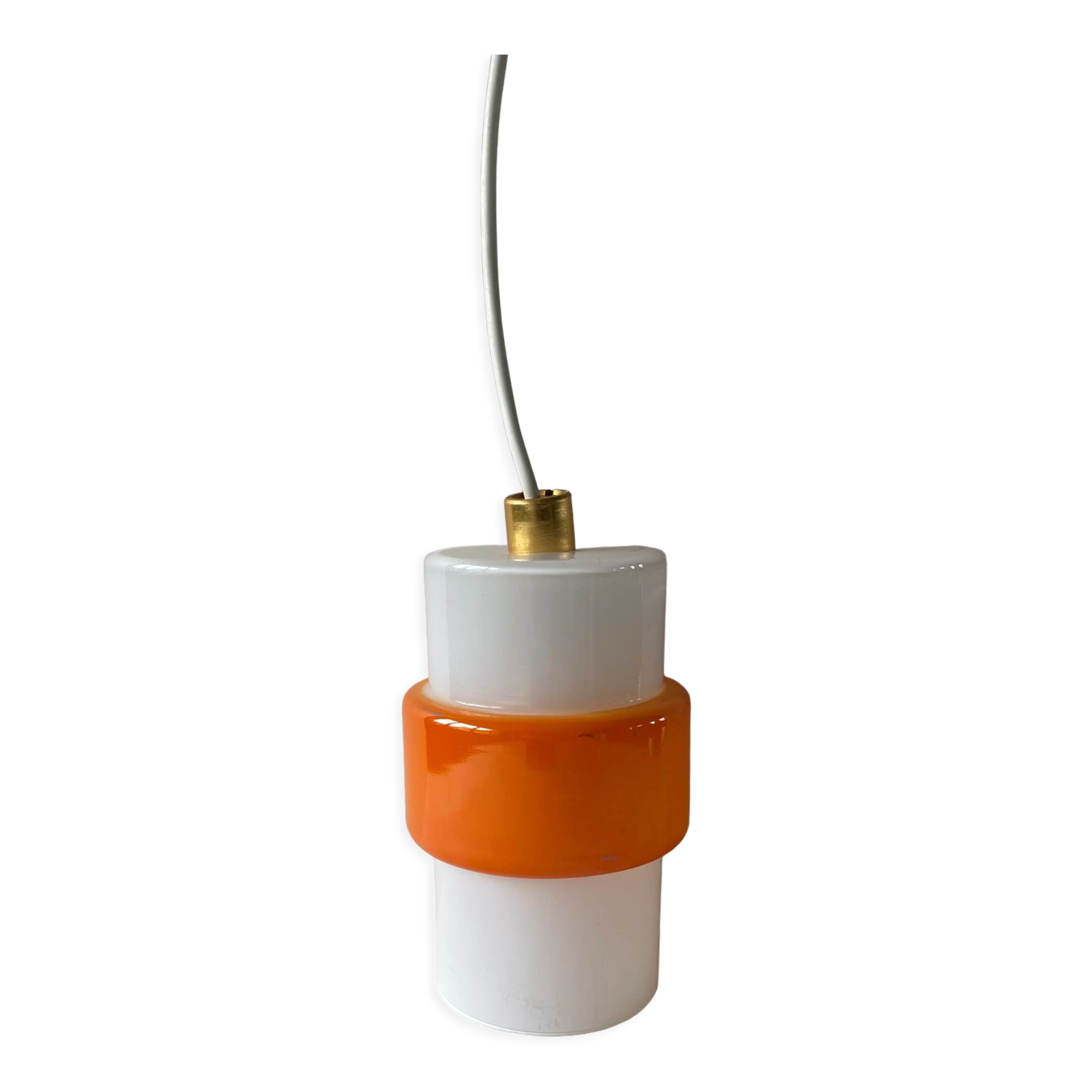 Batch of vintage opaline suspensions 70s