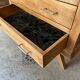 Commode Oscar bois et noir années 50-70 style scandinave