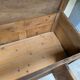 Buffet bas en bois massif sur roulettes – style industriel & campagne