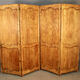 4 Vantaux Screen In Merisier Style Louis XV double-sided