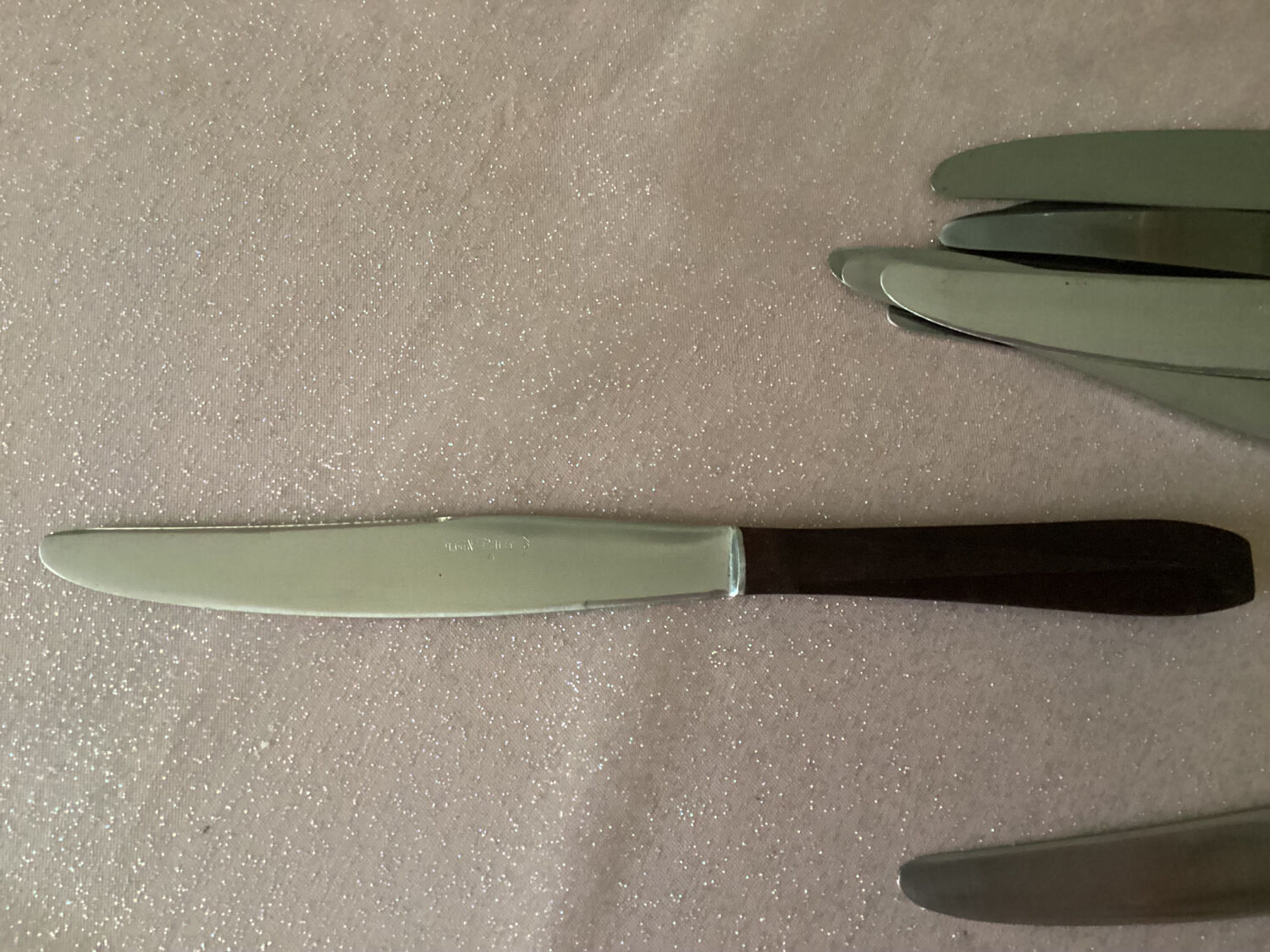 Set of 9 vintage a.fontenille 1034 table knives