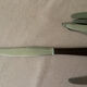 Lot de 9 couteaux de table a.fontenille 1034 vintage