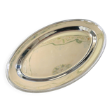 English silver plated oval serving dish