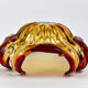 Murano glass bowl italy 1950s