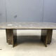 Vintage Italian grey marble coffee table, 1970s