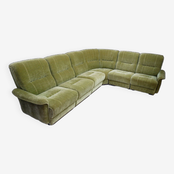 Vintage modular corner sofa, 1970