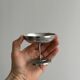 6 stainless steel footed bowls