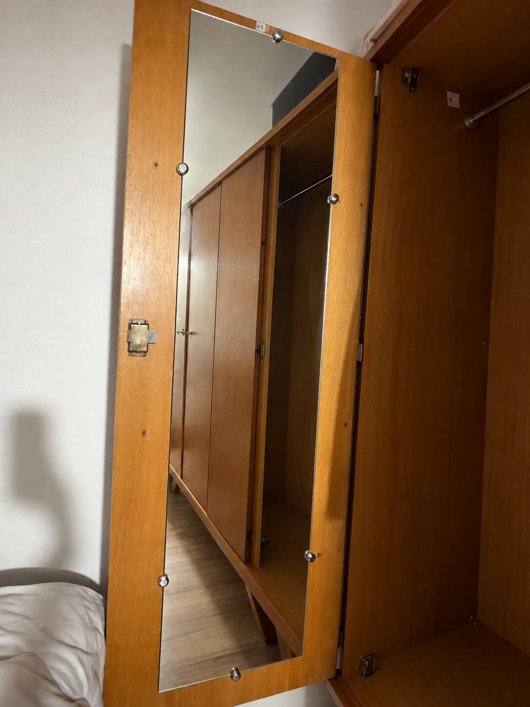 Large oak wardrobe