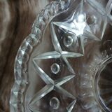 Antique cut glass salad bowl