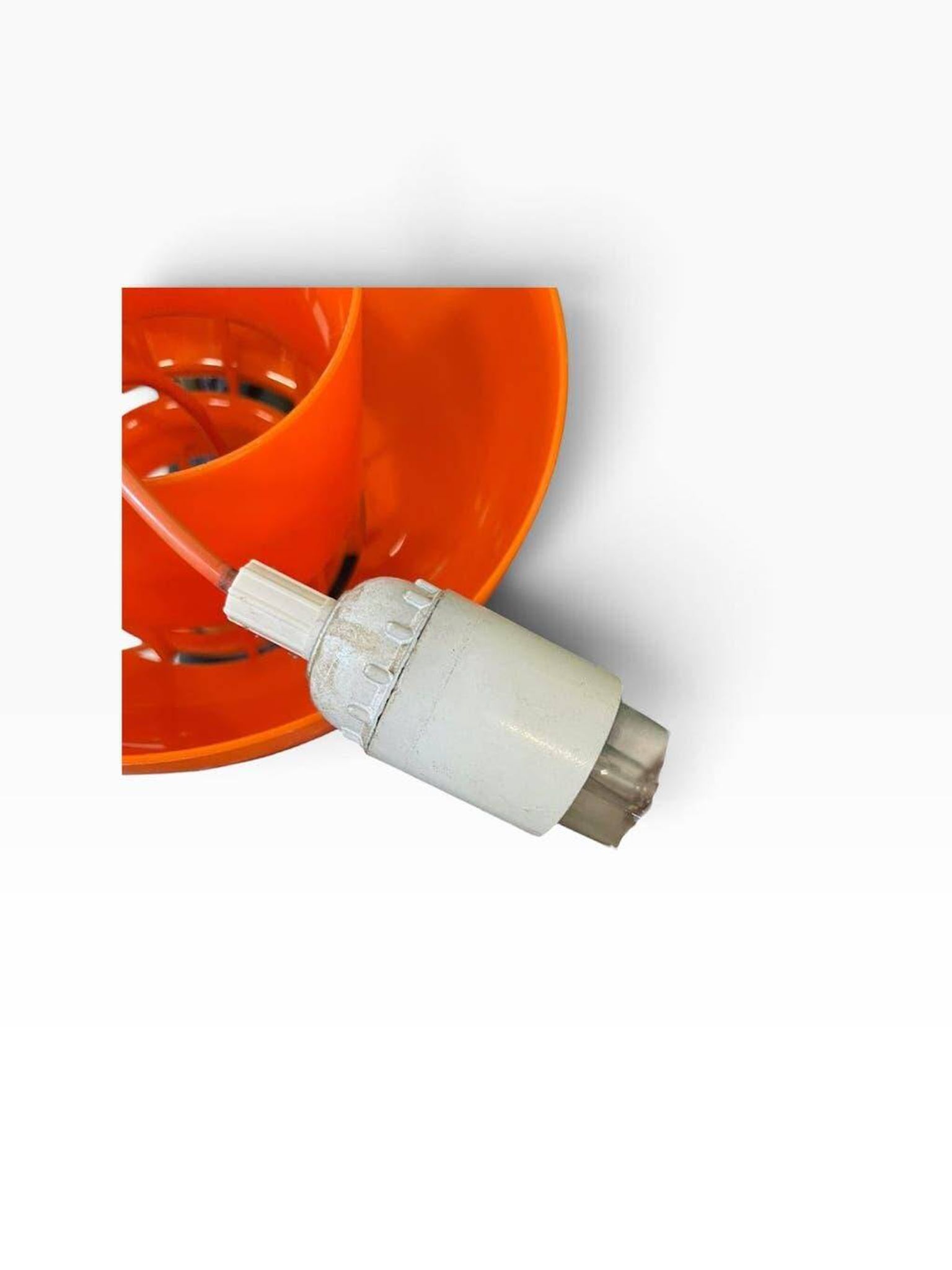 Suspension/lustre/plafonnier orange vintage