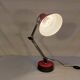 Vintage red articulated desk lamp - 70s/80s