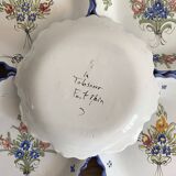 Old Martres Tolosane dessert plates