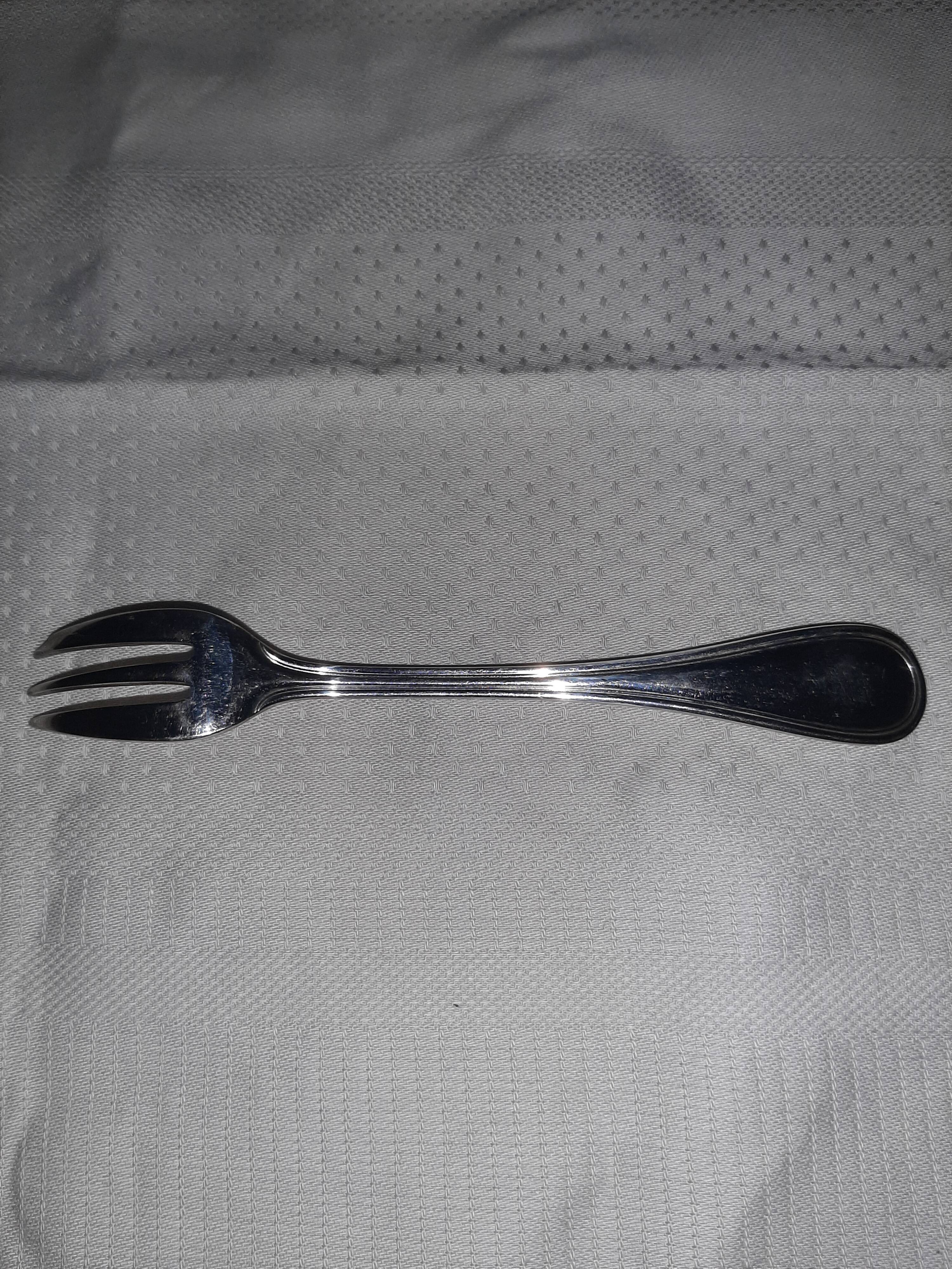 Christofle Albi silver metal cake forks