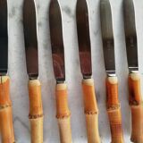 Bamboo handle knives