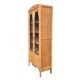 Parisian glass cabinet art deco raw wood 1930