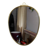 Free-form brass mirror 1970