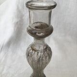 Eglolated glass candlestick