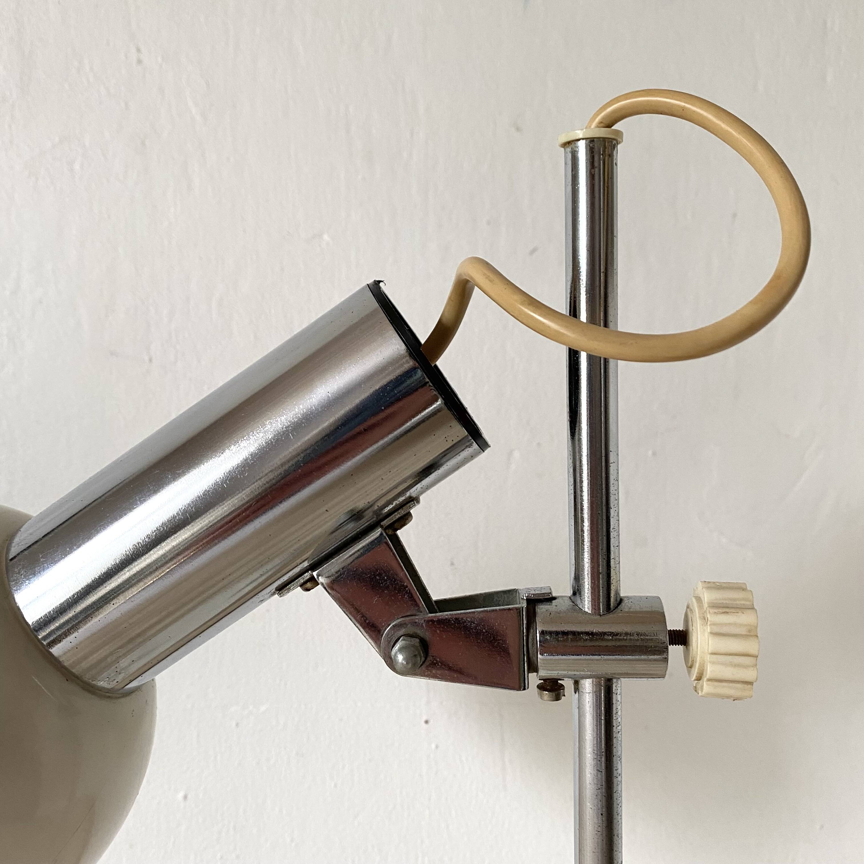 Adjustable desk lamp, 70s spotlight