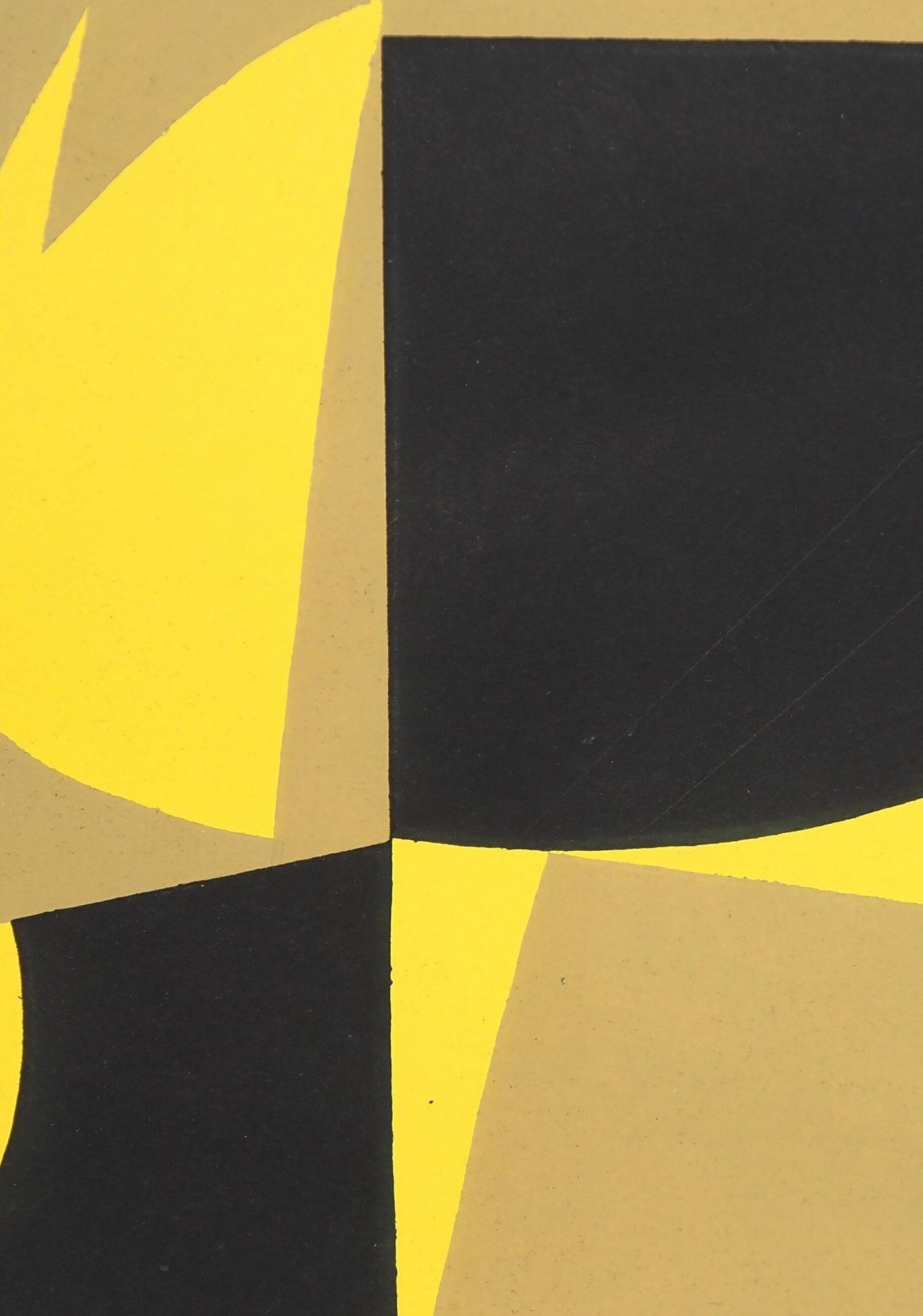 Victor Vasarely : Équilibre abstrait, Lithographie et pochoir