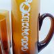 Service à orangeade en verre soufflé à la main