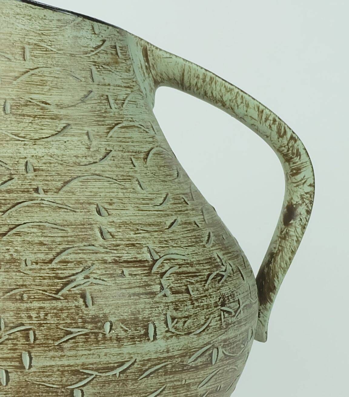 1930s to 1950s VASE dümler&breiden post bauhaus art deco m.277/23 sgraffito