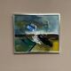 Huile sur toile originale suédoise – “Composition” par Holger Karlson