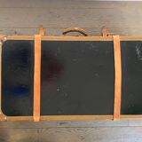 Malle Cabin Mid-Century Fibre Vulcanised / Beige Leather / Metal