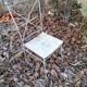 Chaise de jardin fer forgé