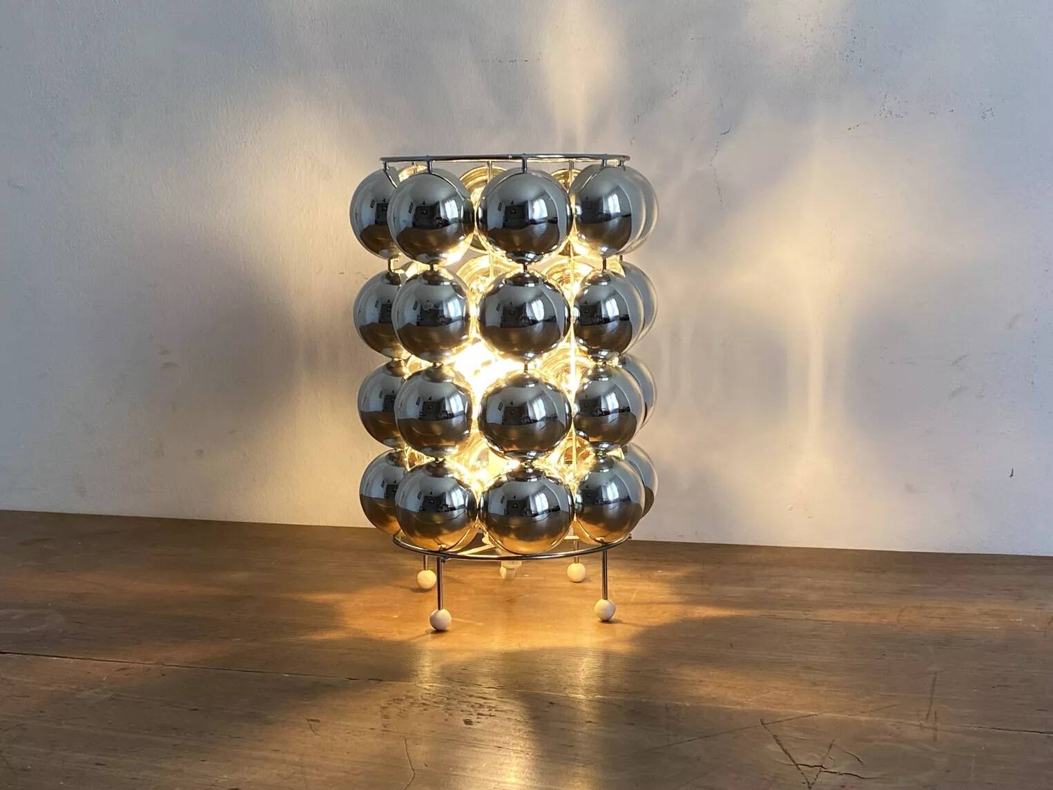 Bulb kinetic lamp by kare. 1980.