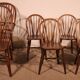 set of 5 Windsor chairs and two armchairs - 19th century