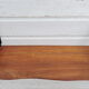 Elm and leather shelf, distributed by the Maison et Jardin Gallery in the 60