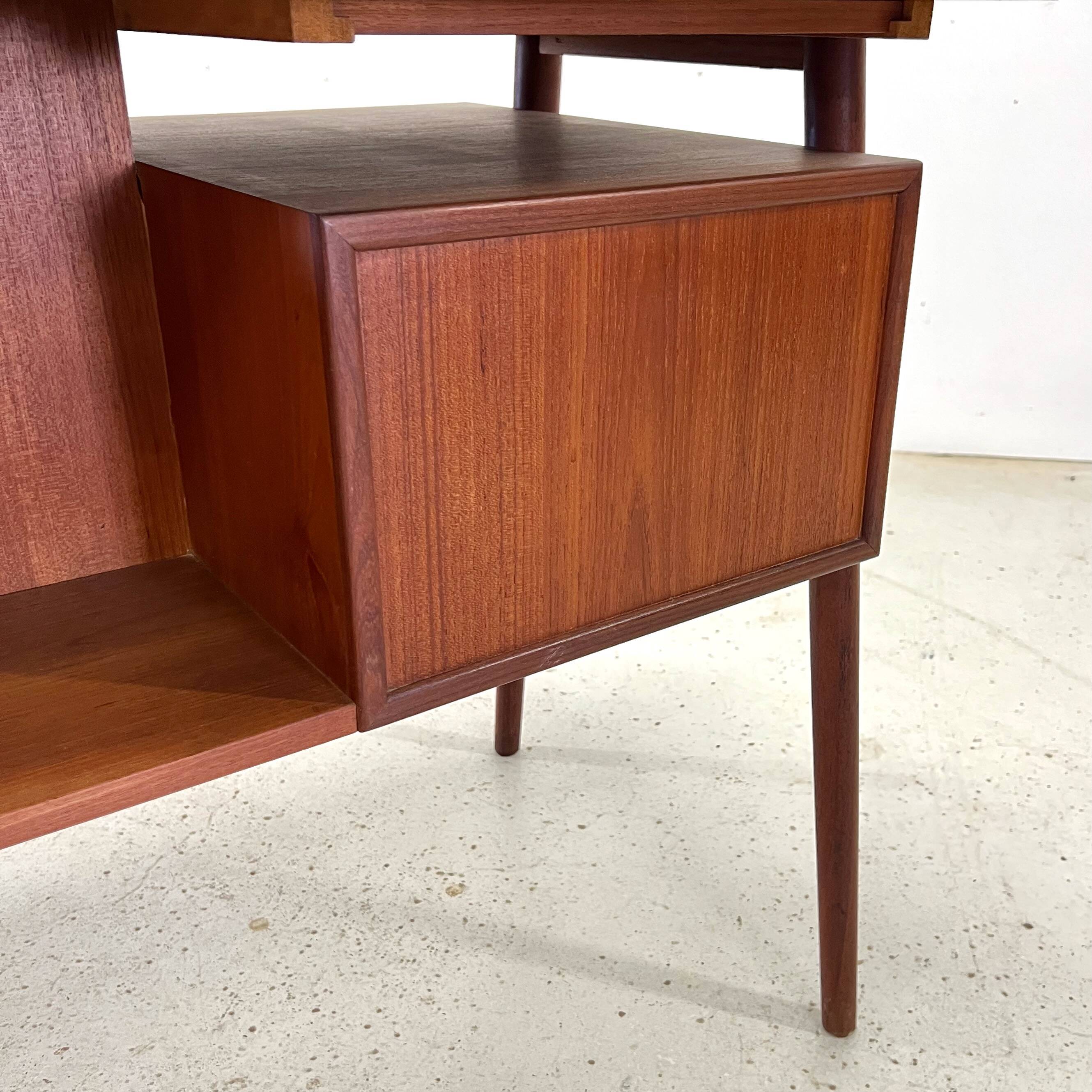 Petite Danish Teak Desk, 1960s.