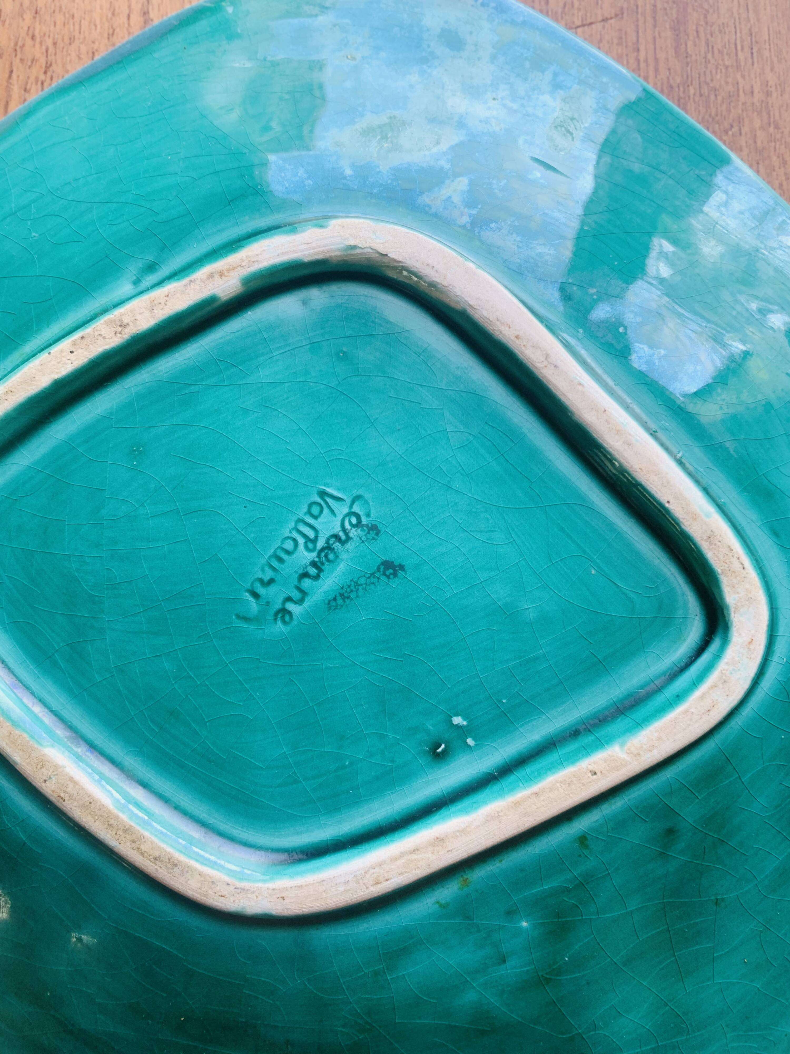 Vintage fish-shaped dish from Cérenne Vallauris