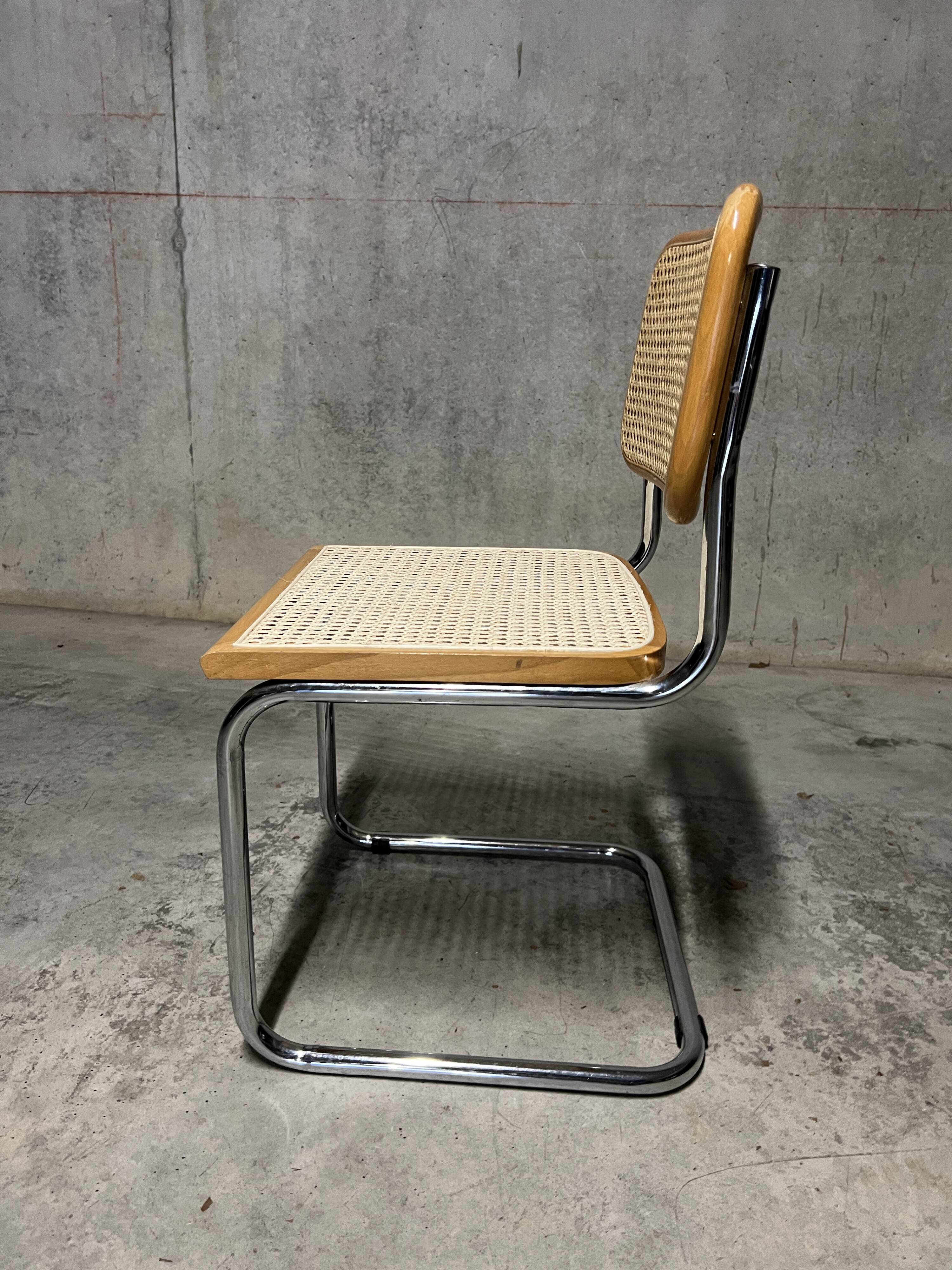 Chaise Cesca B32 Marcel Breuer années 70
