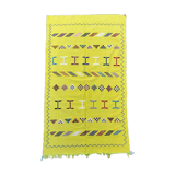 Tapis berbère marocain Jaune Ethnique